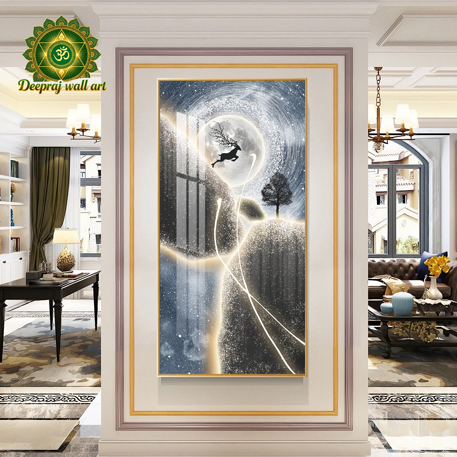 Lucky Deer wall decor 60X120CM