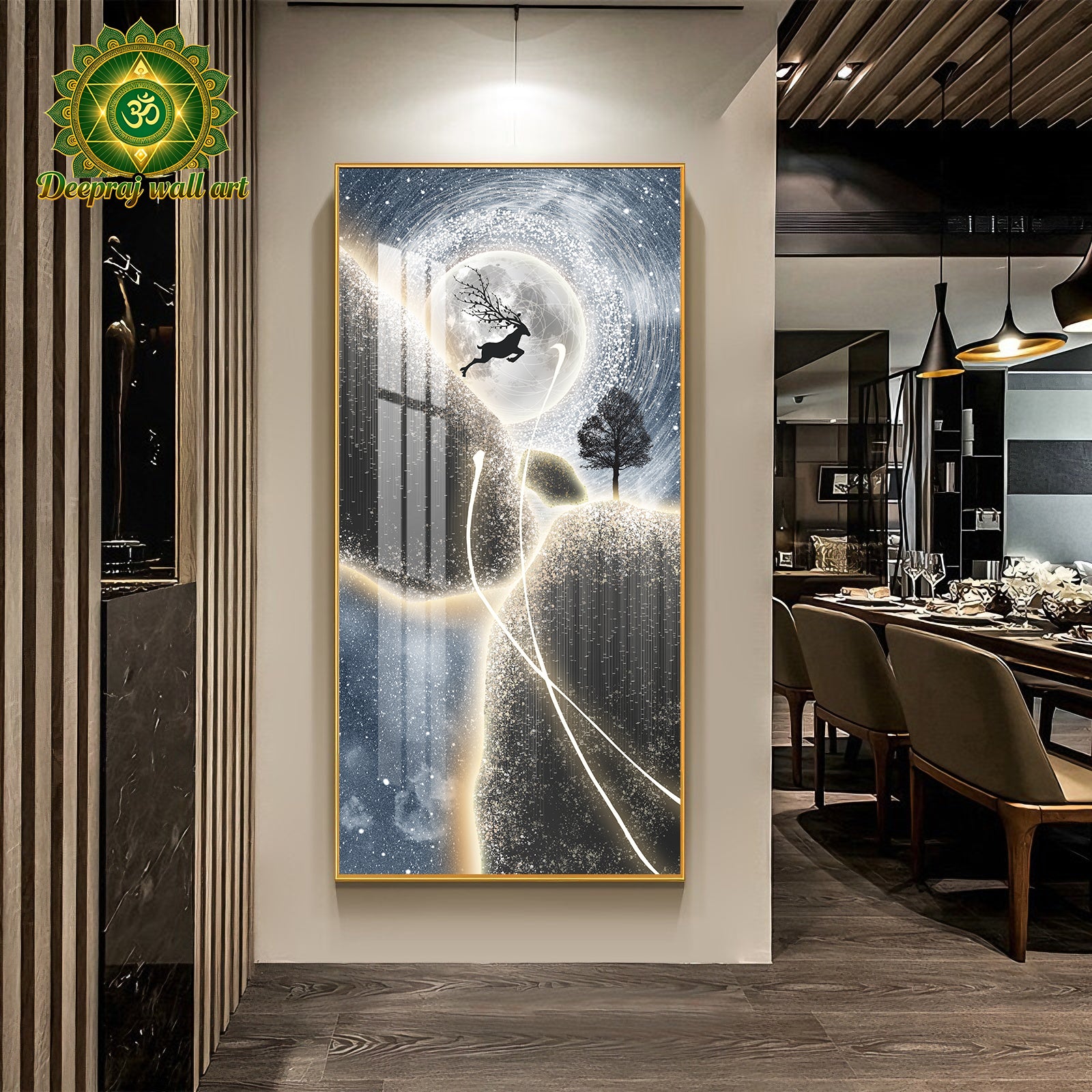 Lucky Deer wall decor 60X120CM