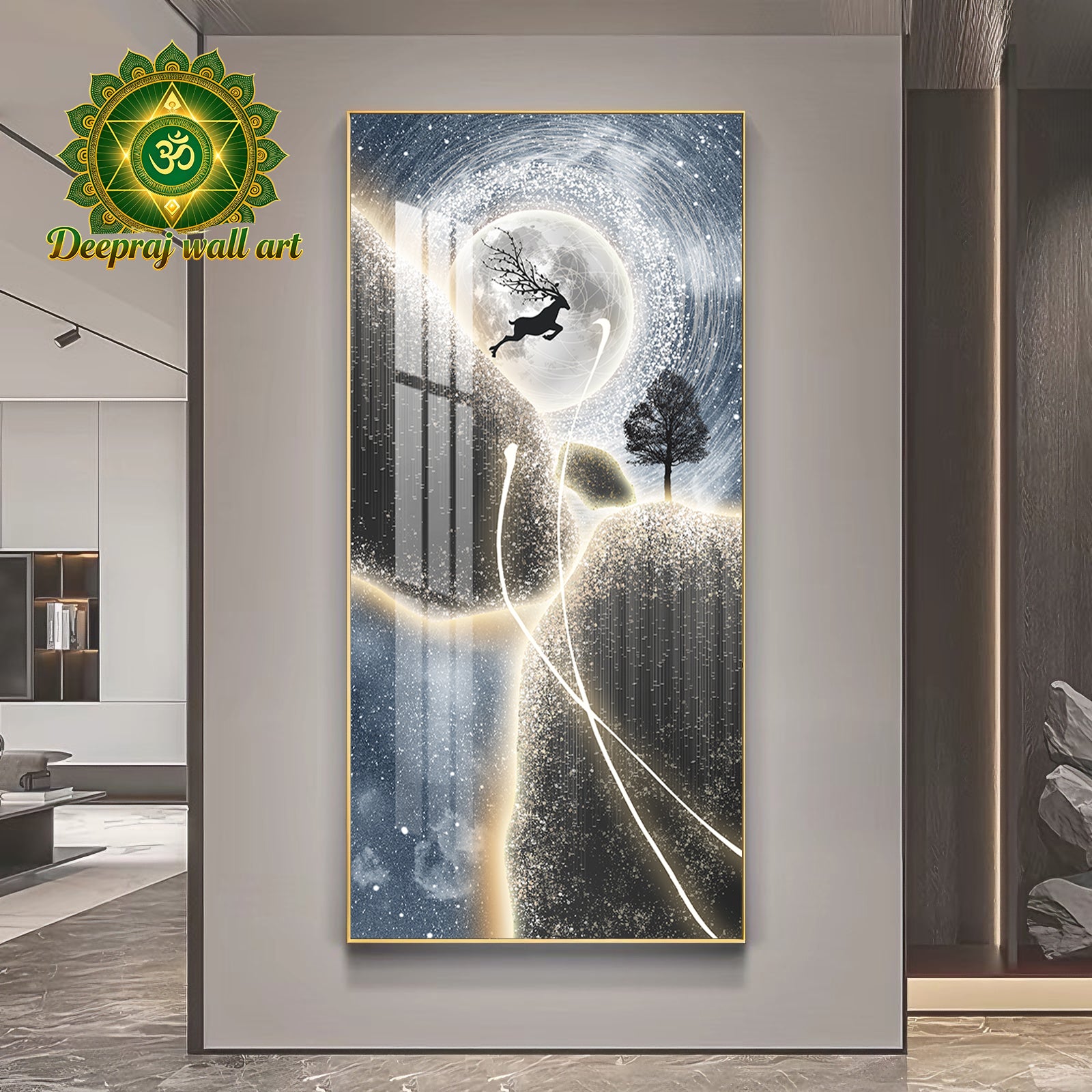 Lucky Deer wall decor 60X120CM