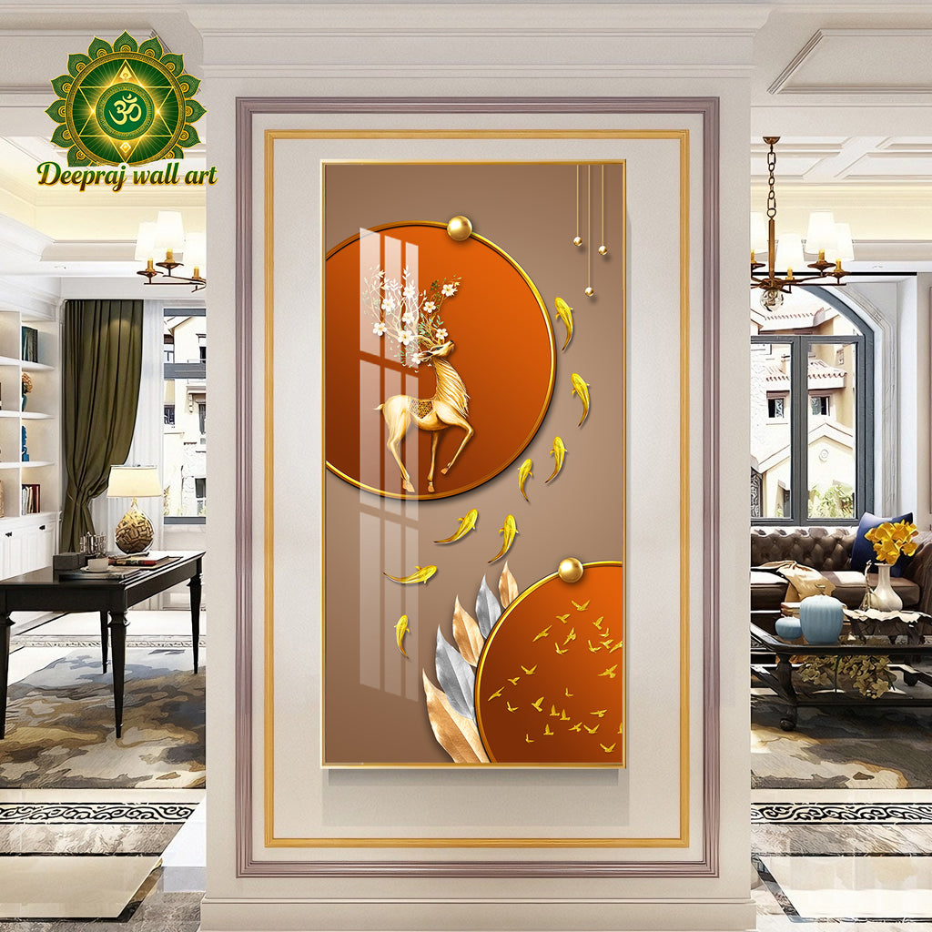 Golden Gift Deer 60X120CM