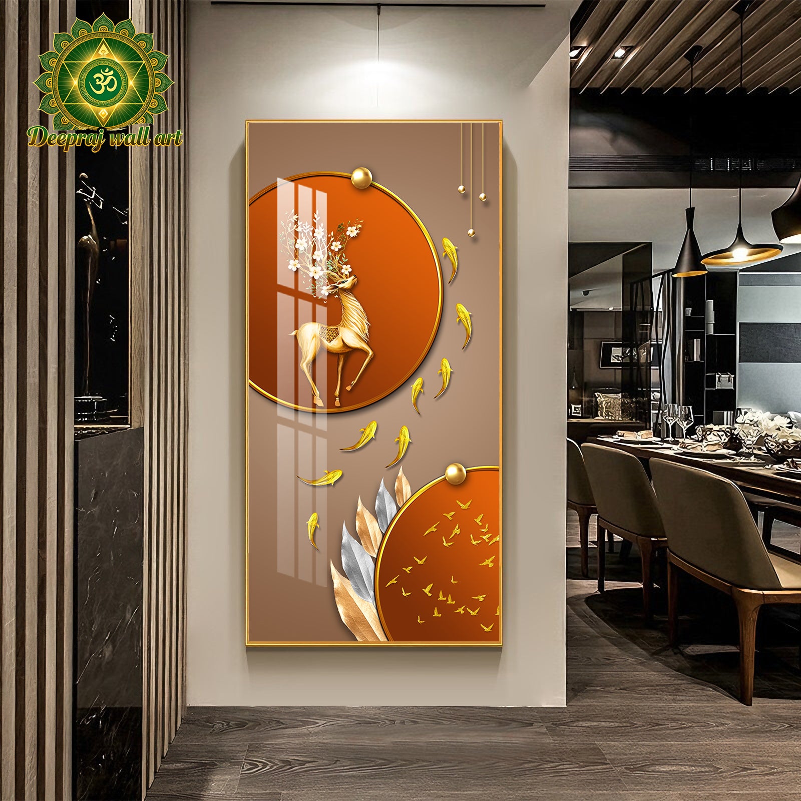 Golden Gift Deer 60X120CM