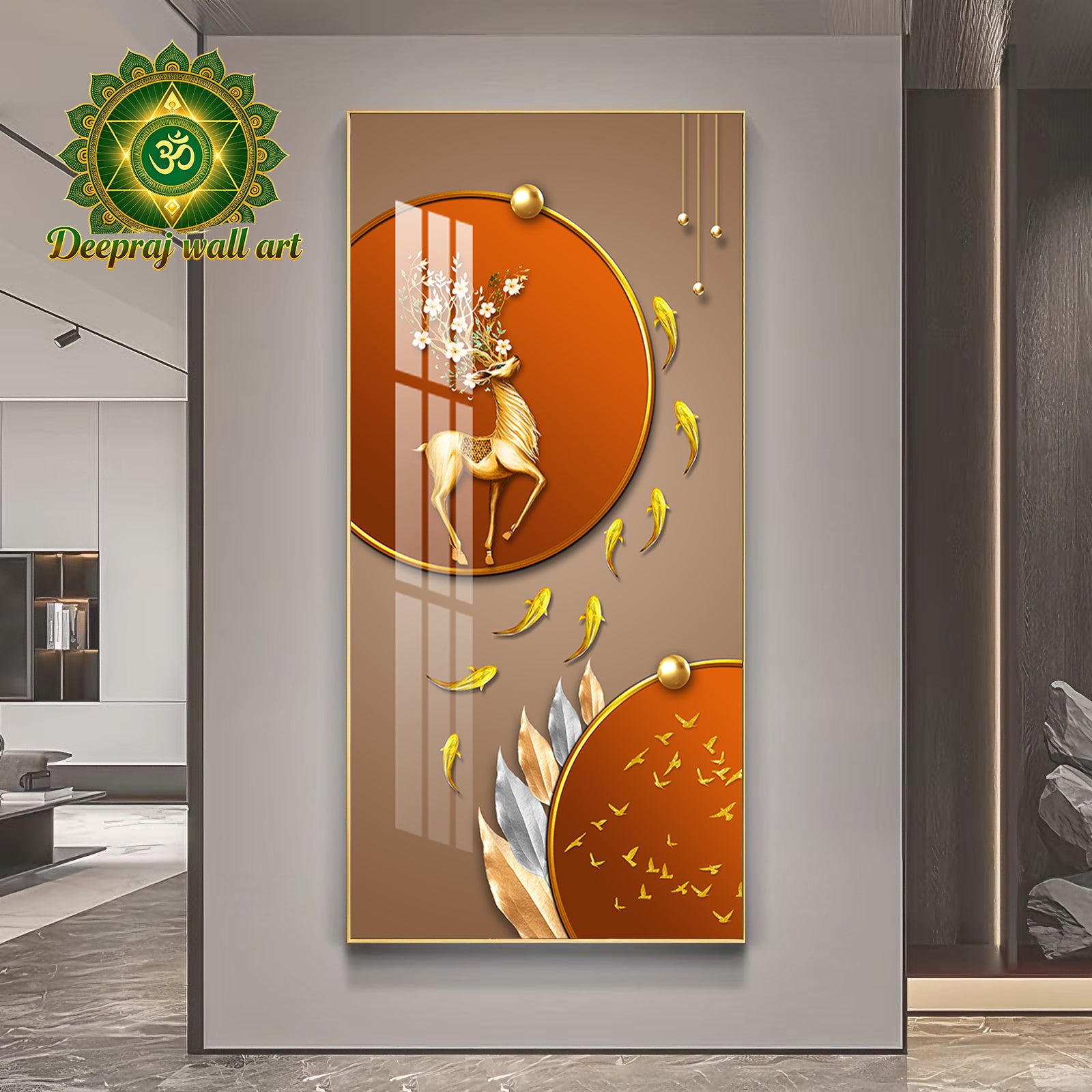 Golden Gift Deer 60X120CM