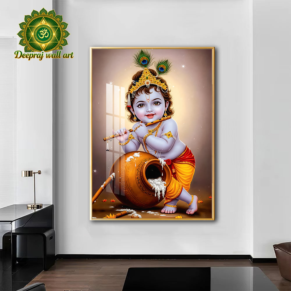 Krishna Porcelain wall decor 50 x 70 CM