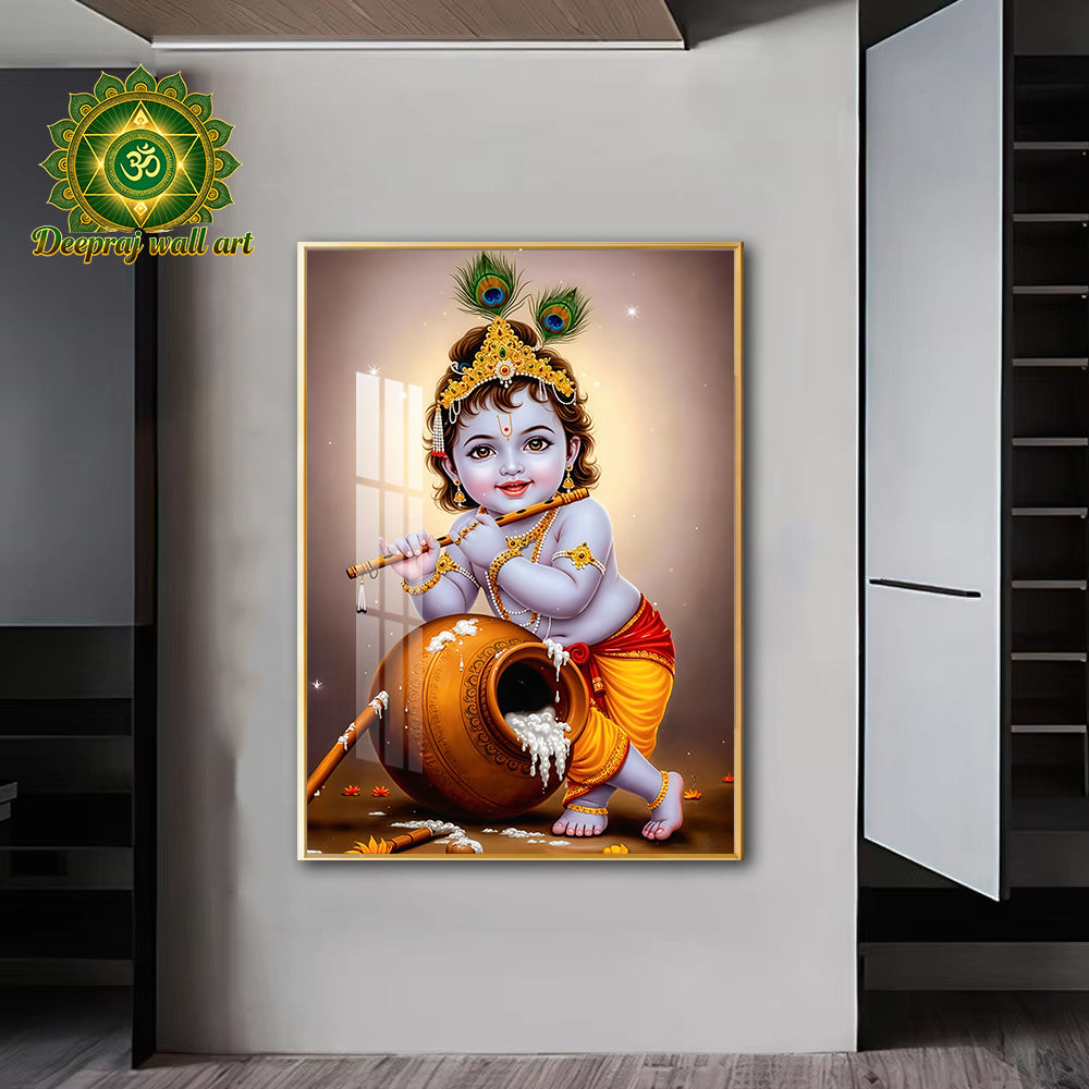 Krishna Porcelain wall decor 50 x 70 CM